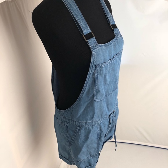Garage lightweight denim drawstring shortalls - Picture 2 of 13